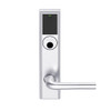 LEMB-ADD-L-02-625 Schlage Less Mortise Cylinder Privacy/Office Wireless Addison Mortise Lock with Push Button, LED and 02 Lever in Bright Chrome