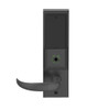 LEMS-ADD-J-17-622 Schlage Storeroom Wireless Addison Mortise Lock with LED and Sparta Lever Prepped for FSIC in Matte Black