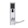 LEMS-ADD-J-OME-626AM Schlage Storeroom Wireless Addison Mortise Lock with LED and Omega Lever Prepped for FSIC in Satin Chrome Antimicrobial