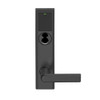 LEMB-ADD-J-01-622 Schlage Privacy/Office Wireless Addison Mortise Lock with Push Button, LED and 01 Lever Prepped for FSIC in Matte Black