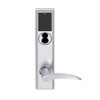 LEMB-ADD-J-12-626AM-LH Schlage Privacy/Office Wireless Addison Mortise Lock with Push Button, LED and 12 Lever Prepped for FSIC in Satin Chrome Antimicrobial