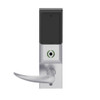 LEMB-ADD-J-OME-626 Schlage Privacy/Office Wireless Addison Mortise Lock with Push Button, LED and Omega Lever Prepped for FSIC in Satin Chrome