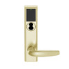 LEMS-ADD-BD-07-606 Schlage Storeroom Wireless Addison Mortise Lock with LED and Athens Lever Prepped for SFIC in Satin Brass