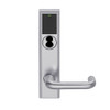 LEMS-ADD-BD-03-626 Schlage Storeroom Wireless Addison Mortise Lock with LED and Tubular Lever Prepped for SFIC in Satin Chrome