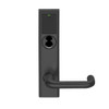 LEMB-ADD-BD-03-622 Schlage Privacy/Office Wireless Addison Mortise Lock with Push Button, LED and Tubular Lever Prepped for SFIC in Matte Black