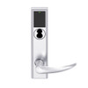 LEMB-ADD-BD-OME-625 Schlage Privacy/Office Wireless Addison Mortise Lock with Push Button, LED and Omega Lever Prepped for SFIC in Bright Chrome