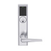 LEMD-ADD-P-05-626AM Schlage Privacy/Apartment Wireless Addison Mortise Deadbolt Lock with LED and 05 Lever in Satin Chrome Antimicrobial