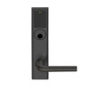 LEMD-ADD-L-02-622 Schlage Less Mortise Cylinder Privacy/Apartment Wireless Addison Mortise Deadbolt Lock with LED and 02 Lever in Matte Black