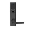 LEMD-ADD-L-05-622 Schlage Less Mortise Cylinder Privacy/Apartment Wireless Addison Mortise Deadbolt Lock with LED and 05 Lever in Matte Black