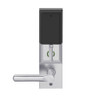 LEMD-ADD-L-18-626 Schlage Less Mortise Cylinder Privacy/Apartment Wireless Addison Mortise Deadbolt Lock with LED and 18 Lever in Satin Chrome