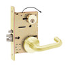 Z7832RRCN SDC Z7800 Selectric Pro Series Locked Both Sides Failsecure Electric Mortise Lock with Nova Lever in Bright Brass