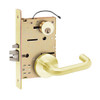 Z7852LCN SDC Z7800 Selectric Pro Series Locked Outside Only Failsecure Electric Mortise Lock with Nova Lever in Bright Brass