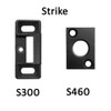 2203-606-36 PHI 2200 Series Non Fire Rated Apex Surface Vertical Rod Exit Device Prepped for Key Retracts Latchbolt in Satin Brass