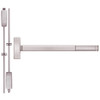 2205CD-628-36 PHI 2200 Series Non Fire Rated Apex Surface Vertical Rod Exit Device Prepped for Key Controls Thumb Piece with Cylinder Dogging in Satin Aluminum Finish