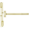 FL2203-606-48 PHI 2200 Series Fire Rated Apex Surface Vertical Rod Exit Device Prepped for Key Retracts Latchbolt in Satin Brass Finish
