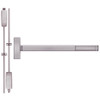 2214-630-36 PHI 2200 Series Non Fire Rated Apex Surface Vertical Rod Exit Device Prepped for Lever-Knob Always Active in Satin Stainless Steel Finish