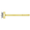 2302-RHR-605-36 PHI 2300 Series Non Fire Rated Apex Mortise Exit Device Prepped for Dummy Trim in Bright Brass Finish