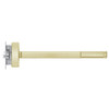 FL2301-LHR-606-48 PHI 2300 Series Fire Rated Apex Mortise Exit Device Prepped for Cover Plate in Satin Brass Finish