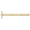 2403-606-48 PHI 2400 Series Non Fire Rated Apex Rim Exit Device Prepped for Key Retracts Latchbolt in Satin Brass Finish