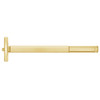 2414-605-48 PHI 2400 Series Non Fire Rated Apex Rim Exit Device Prepped for Lever Always Active in Bright Brass Finish