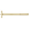 FL2414-606-48 PHI 2400 Series Fire Rated Apex Rim Exit Device Prepped for Lever Always Active in Satin Brass Finish