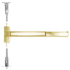 ED5800-606-W048-MELR-M92 Corbin ED5800 Series Non Fire Rated Concealed Vertical Rod Device with Motor Latch Retraction and Touchbar Monitoring in Satin Brass Finish