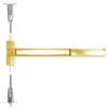 ED5800A-605-M61 Corbin ED5800 Series Fire Rated Concealed Vertical Rod Device with Exit Alarm Device in Bright Brass Finish