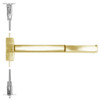 ED5860B-606-M61 Corbin ED5800 Series Fire Rated Concealed Vertical Rod Device with Exit Alarm Device in Satin Brass Finish