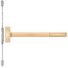 2801-612-36 PHI 2800 Series Non Fire Rated Concealed Vertical Rod Exit Device Prepped for Cover Plate in Satin Bronze Finish