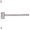 2805CD-630-36 PHI 2800 Series Non Fire Rated Concealed Vertical Rod Exit Device Prepped for Key Controls Thumb Piece in Satin Stainless Steel Finish