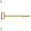2814CD-606-48 PHI 2800 Series Non Fire Rated Concealed Vertical Rod Exit Device Prepped for Lever-Knob Always Active in Satin Brass Finish