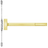 2803LBR-605-48 PHI 2800 Series Non Fire Rated Concealed Vertical Rod Exit Device Prepped for Key Retracts Latchbolt in Bright Brass Finish