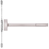 2815LBRCD-628-36 PHI 2800 Series Non Fire Rated Concealed Vertical Rod Exit Device Prepped for Thumbpiece Always Active in Satin Aluminum Finish