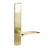 D855-606-RHR Corbin ED4000 Series Exit Device Trim with Classroom Dirke Lever in Satin Brass Finish