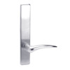 D859-625-LHR Corbin ED4000 Series Exit Device Trim with Storeroom Dirke Lever in Bright Chrome Finish