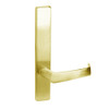 N855-605-RHR Corbin ED4000 Series Exit Device Trim with Classroom Newport Lever in Bright Brass Finish