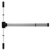 5202-689-48 PHI 5000 Series Non Fire Rated Reliant Surface Vertical Rod Device Prepped for Dummy Trim in Aluminum Finish