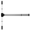 5214LBR-689-36 PHI 5000 Series Non Fire Rated Reliant Surface Vertical Rod Device Prepped for Lever Always Active in Aluminum Finish