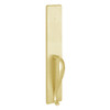 1702B-605 PHI Dummy Trim with B Design Pull for Exit Only Apex and Olympian Series Exit Device in Bright Brass Finish