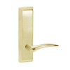 D955-605-LHR Corbin ED5000 Series Exit Device Trim with Classroom Dirke Lever in Bright Brass Finish