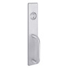 R1703C-625 PHI Key Retracts Latchbolt Retrofit Trim with C Design Pull for Apex and Olympian Series Exit Device in Bright Chrome Finish