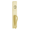 C1703B-605 PHI Key Retracts Latchbolt with B Design Pull for Apex Concealed Vertical Rod Device in Bright Brass Finish