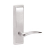 D957-629-RHR Corbin ED5000 Series Exit Device Trim with Nightlatch Dirke Lever in Bright Stainless Steel Finish