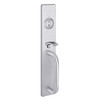 C1705C-625 PHI Key Controls Thumb Piece Trim with C Design Pull for Concealed Vertical Rod Device in Bright Chrome Finish