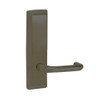 L957-613-LHR Corbin ED5000 Series Exit Device Trim with Nightlatch Lustra Lever in Oil Rubbed Bronze Finish