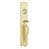 Y1705B-605 PHI Key Controls Thumb Piece Trim with B Design Pull for Olympian Series Device in Bright Brass Finish