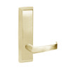 N910-605-LHR Corbin ED5000 Series Exit Device Trim with Passage Newport Lever in Bright Brass Finish