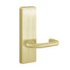 4902C-605-LHR PHI Dummy Trim with C Lever Design for Apex and Olympian Series Exit Device in Bright Brass Finish