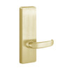 4902D-605-LHR PHI Dummy Trim with D Lever Design for Apex and Olympian Series Exit Device in Bright Brass Finish