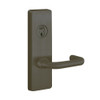 4903C-613-LHR PHI Key Retracts Latchbolt Trim with C Lever Design for Apex and Olympian Series Exit Device in Oil Rubbed Bronze Finish